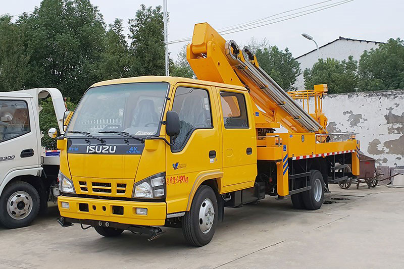 五十鈴16米直臂高空作業(yè)車動(dòng)態(tài)